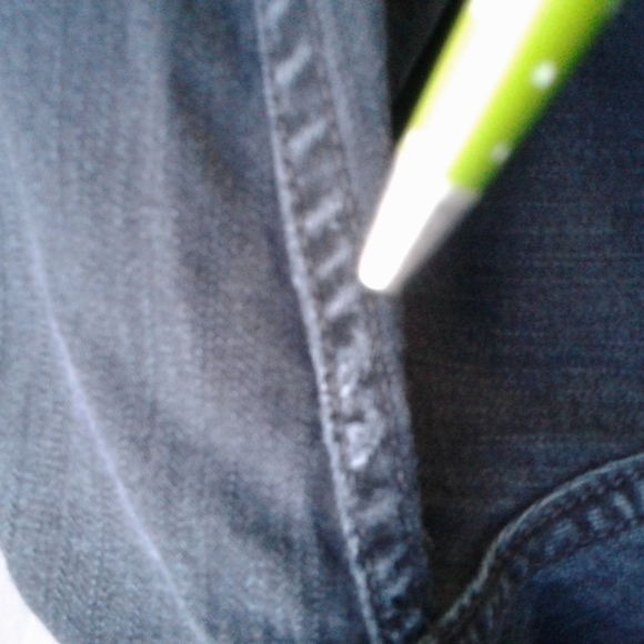 Woman black Levi's Strauss size 8 medium stretch good condition - Picture 10 of 11